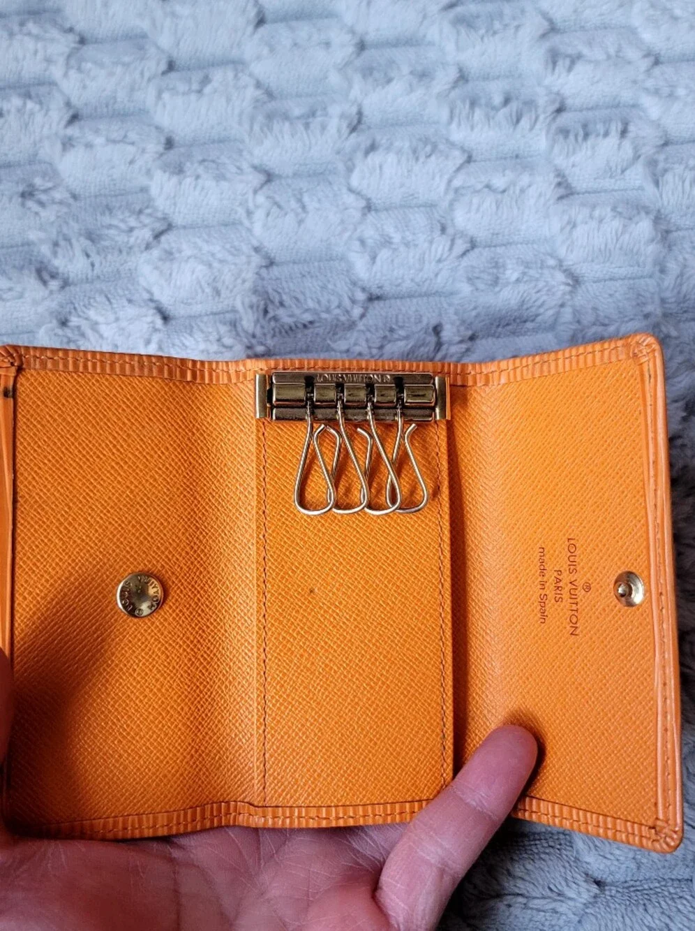 Louis Vuitton Epi Leather 4 Rings Key Holder Wallet